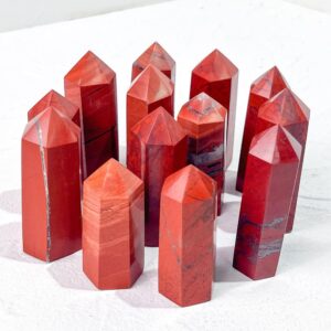 Red Jasper Crystal Tower wholesale crystal tower product photo 4