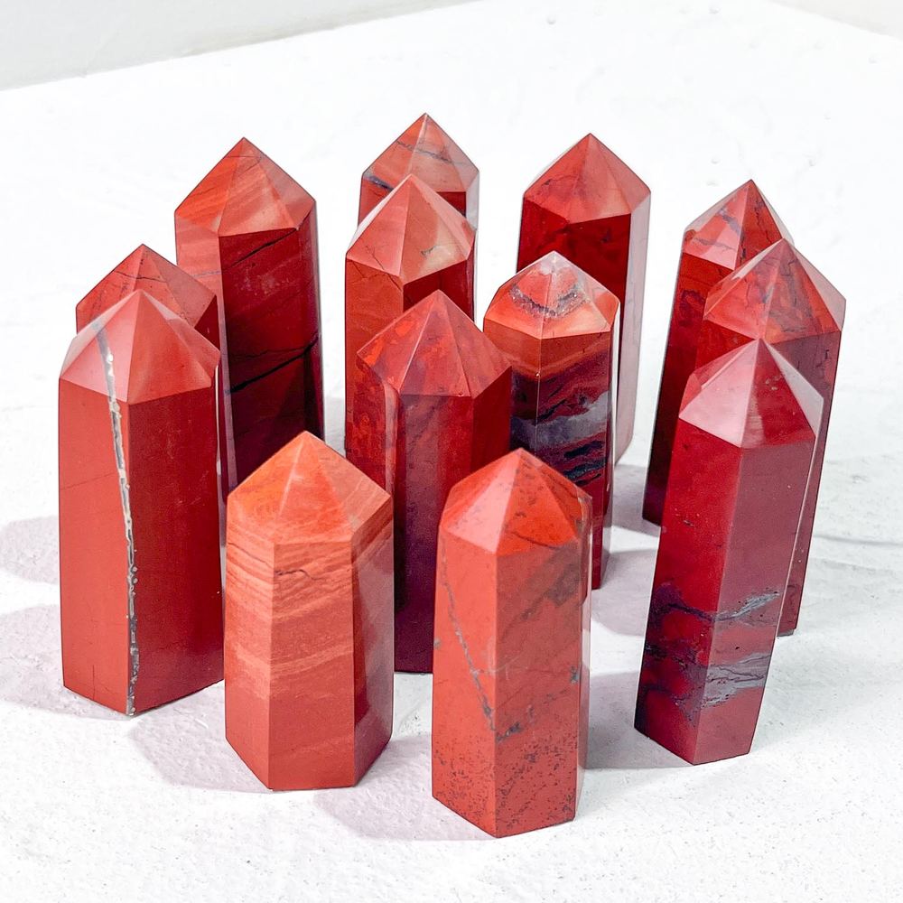 Red Jasper Crystal Tower wholesale crystal tower product photo 4