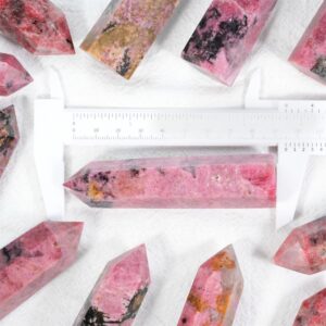 Rhodonite Crystal Tower wholesale crystal tower product photo 2