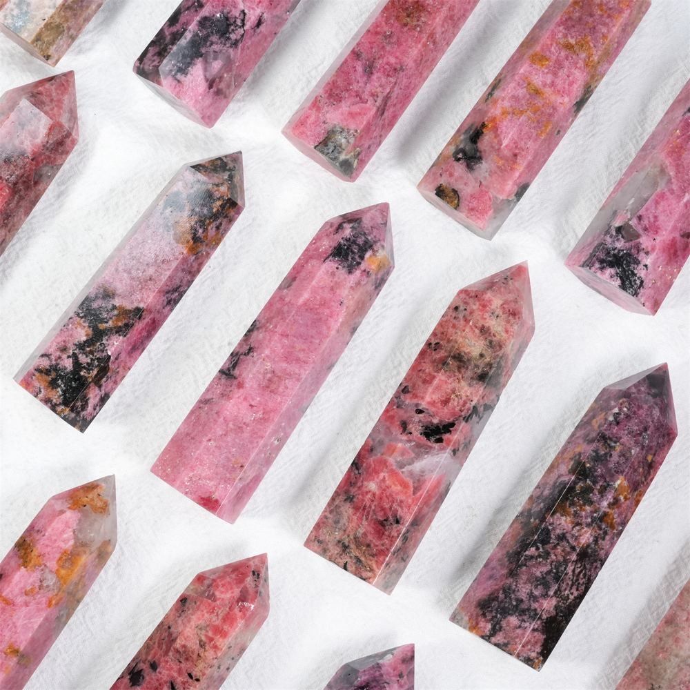 Rhodonite Crystal Tower wholesale crystal tower product photo 3