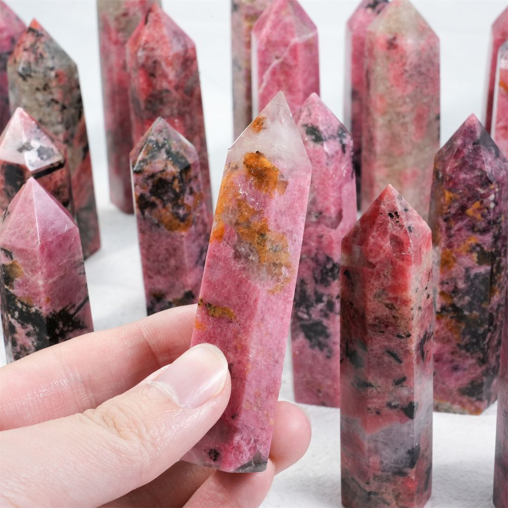 Rhodonite Crystal Tower wholesale crystal tower product photo 4
