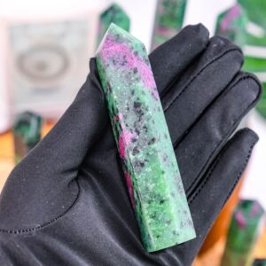 Ruby Zoisite Crystal Tower wholesale crystal tower product photo 1