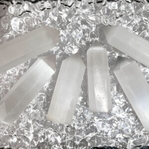 Selenite Satin Spar Crystal Tower wholesale crystal tower product photo 3