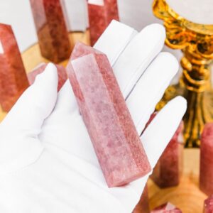 Strawberry Quartz Crystal Tower wholesale crystal tower product photo 1