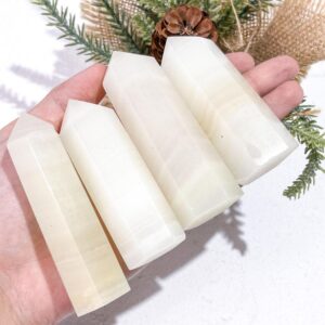 White Marble Crystal Tower wholesale crystal tower product photo 1