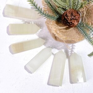 White Marble Crystal Tower wholesale crystal tower product photo 2