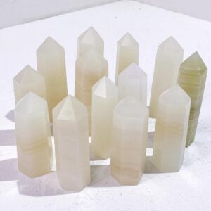 White Marble Crystal Tower wholesale crystal tower product photo 3