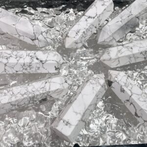 White Turquoise Crystal Tower wholesale crystal tower product photo 4
