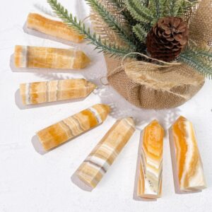 Yellow Calcite Crystal Tower wholesale crystal tower product photo 4