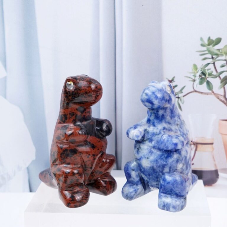 Dinosaur Crystal Carving