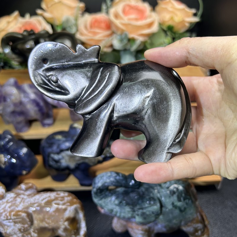 Elephant Crystal Carving wholesale product photo 2