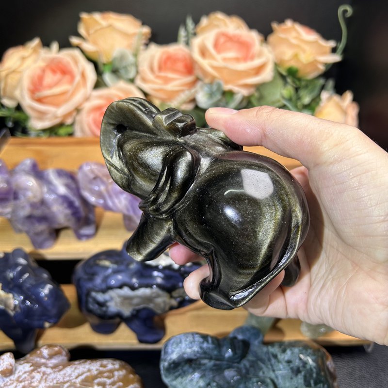 Elephant Crystal Carving wholesale product photo 3
