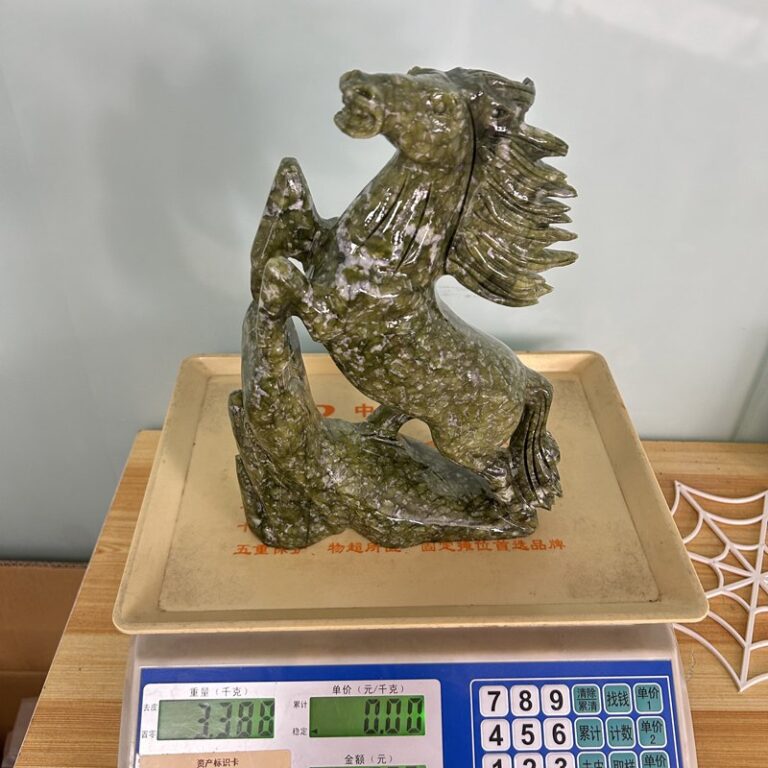Horse Crystal Carving