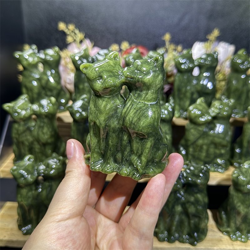 Kissing Cat Crystal Carving wholesale product photo 4