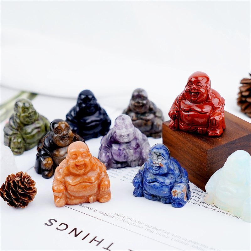 Laughing Buddha Crystal Carving wholesale product photo 4