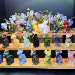 Mixed Sphynx Cat Crystal Carvings wholesale product photo 2