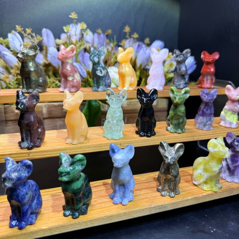 Mixed Sphynx Cat Crystal Carvings wholesale product photo 3