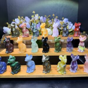 Mixed Sphynx Cat Crystal Carvings wholesale product photo 4