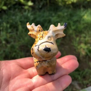 Picture Jasper Deer Crystal Carving wholesale product photo 2