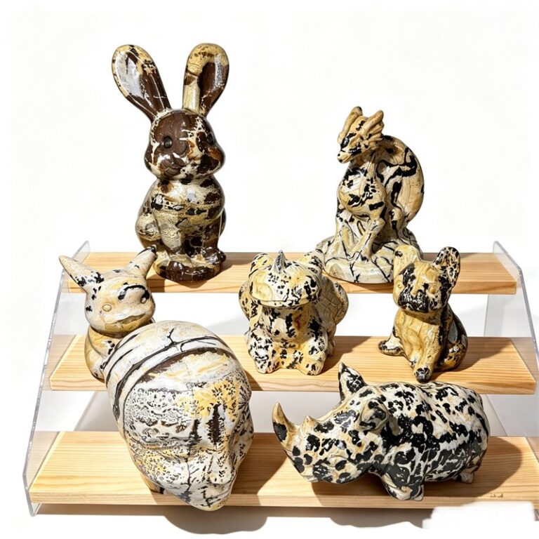 Picture Jasper Mini Animal Crystal Carvings wholesale product photo 1