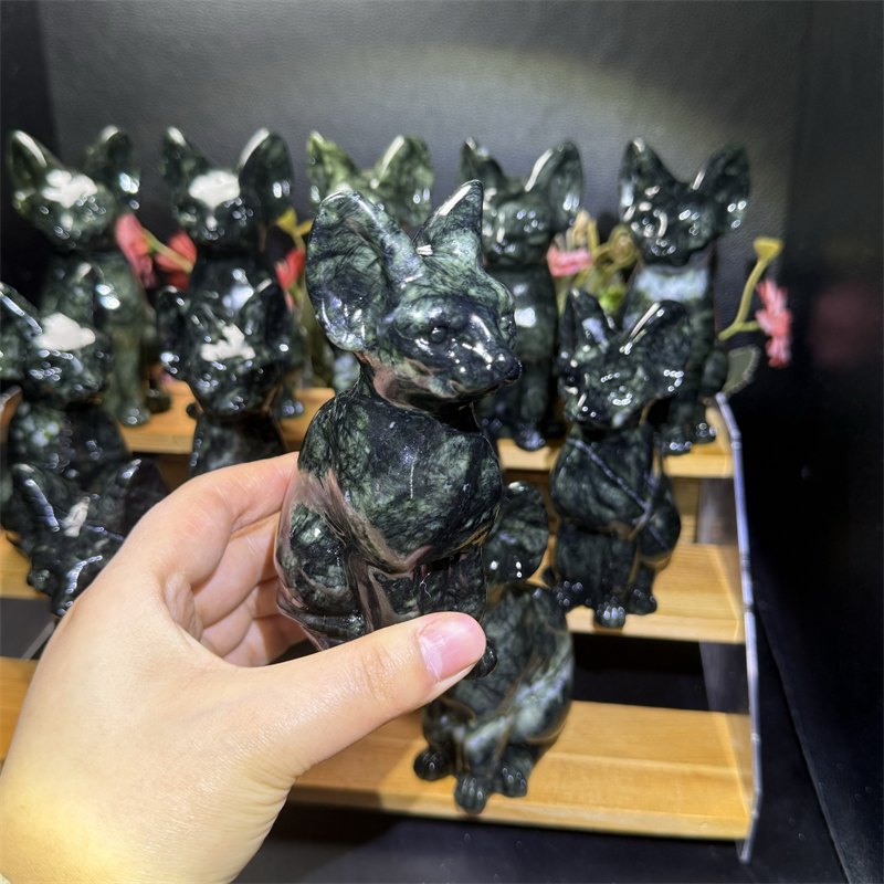 Sphynx Cat Crystal Carving wholesale product photo 1