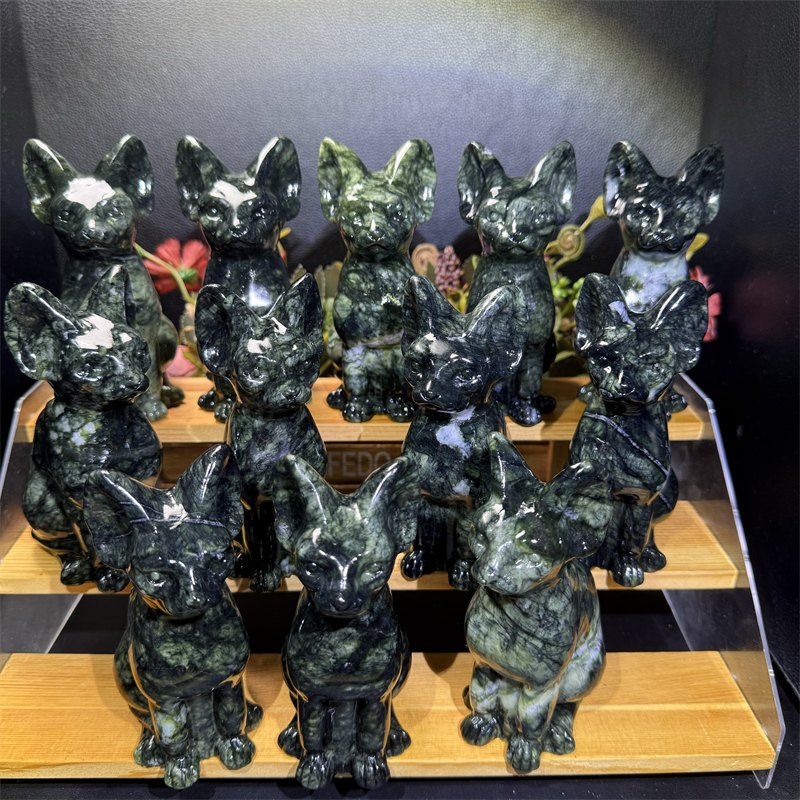 Sphynx Cat Crystal Carving wholesale product photo 2