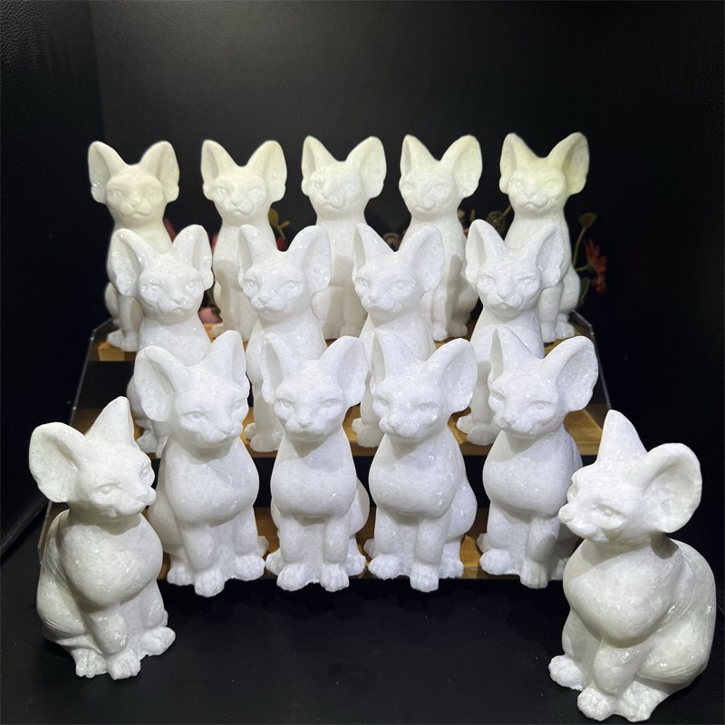 Sphynx Cat Crystal Carving wholesale product photo 4