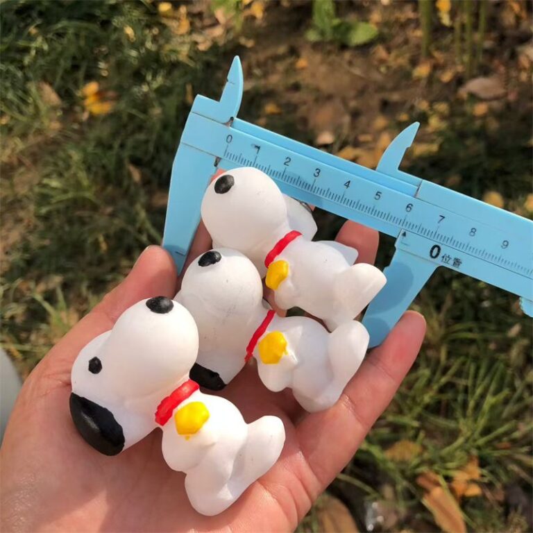 White Marble Cartoon Dog Crystal Carving wholesale product photo 1