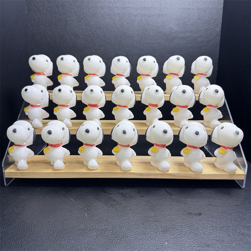 White Marble Cartoon Dog Crystal Carving wholesale product photo 2