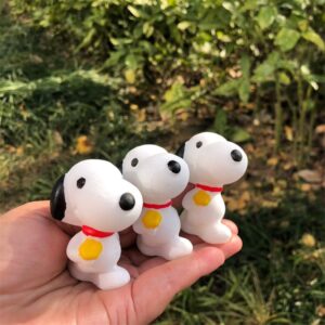 White Marble Cartoon Dog Crystal Carving wholesale product photo 3