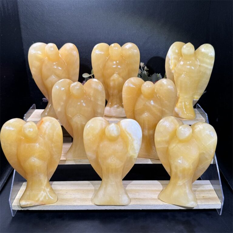 Yellow Calcite Angel Crystal Carving wholesale product photo 1