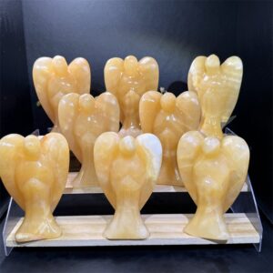 Yellow Calcite Angel Crystal Carving wholesale product photo 4