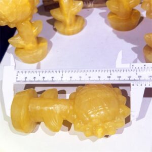 Yellow Calcite Sunflower Crystal Carving wholesale product photo 3